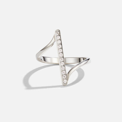 Mila Gedreht Silber Ring Alma