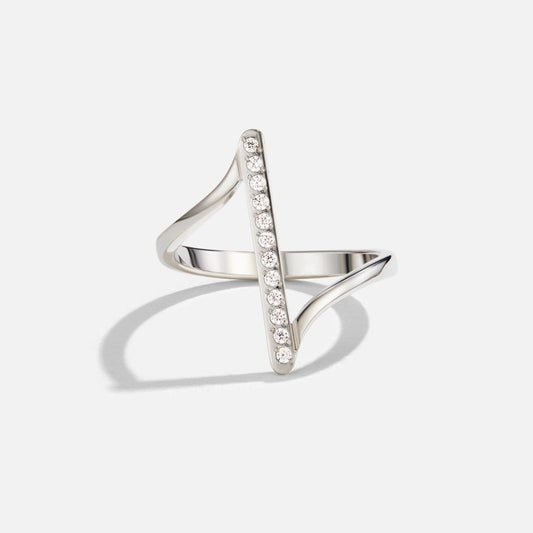 Mila Gedreht Silber Ring Alma
