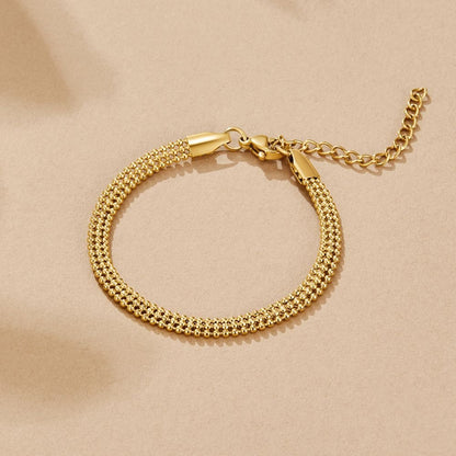 Milan Gold Perlen Ketten Armband Alma