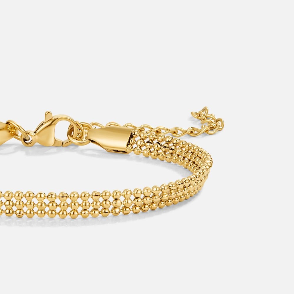 Milan Gold Perlen Ketten Armband Alma