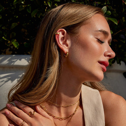 Millie Gold Ohrring Cuff Alma