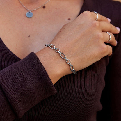 Miriam Chunky Silber Armband Alma