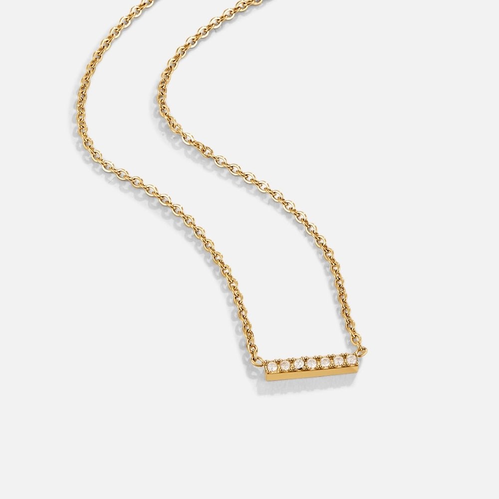 Missy Kristall Bar Pendant Halskette Alma