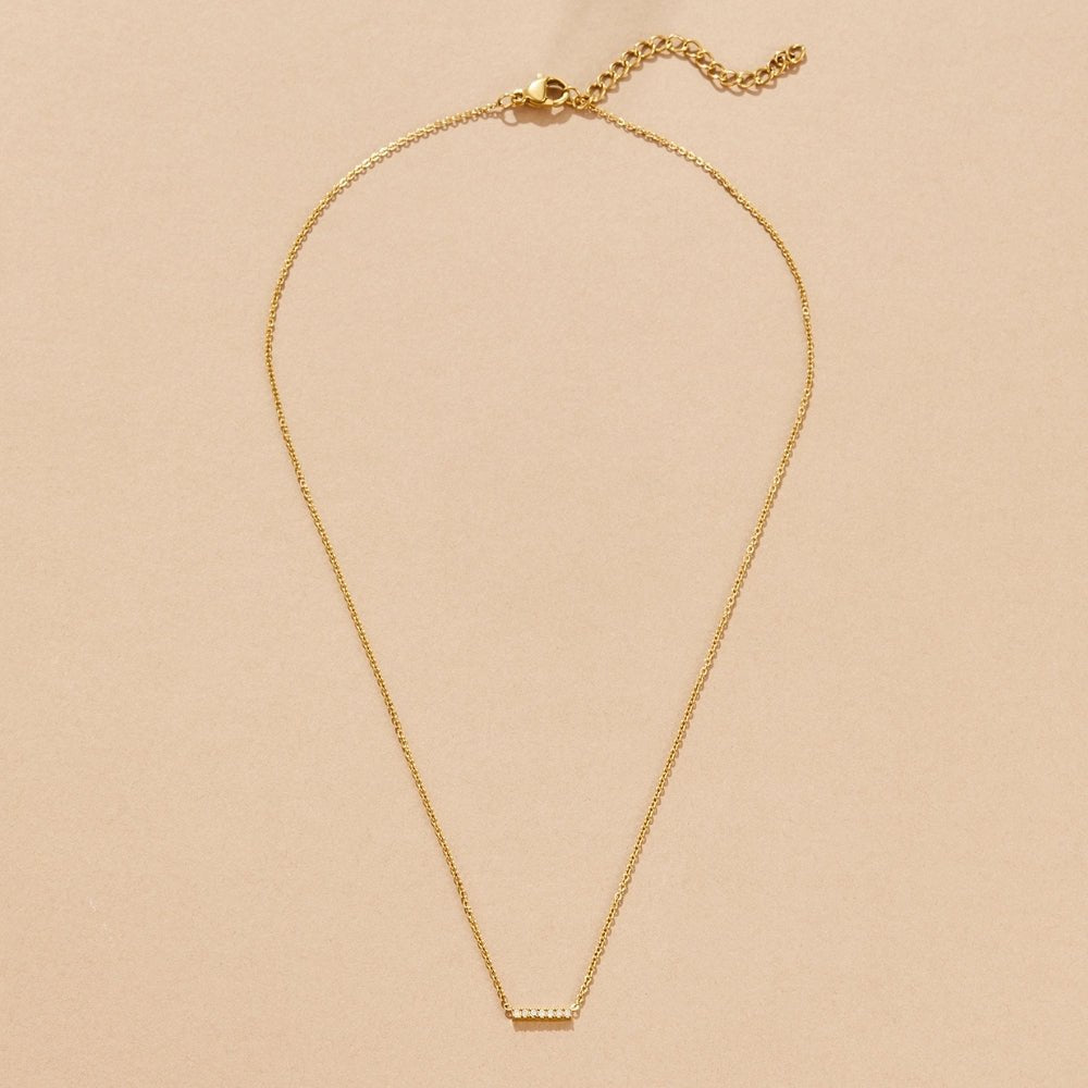 Missy Kristall Bar Pendant Halskette Alma