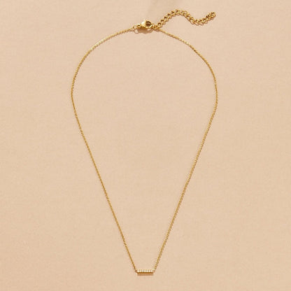 Missy Kristall Bar Pendant Halskette Alma