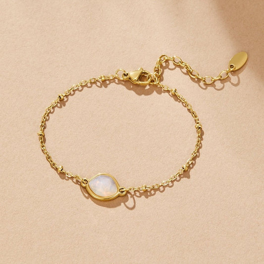 Mondstein AnhäNger Armband Alma