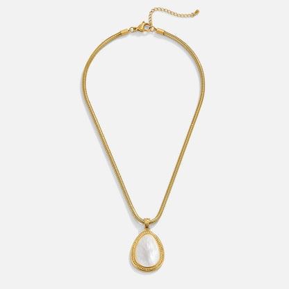 Mother Of Perlen Teardrop Halskette Alma