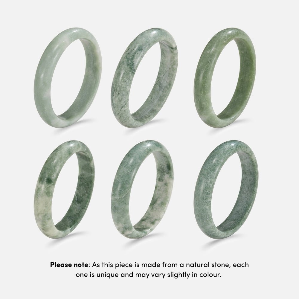 Natural Jade Stein Armreif Alma