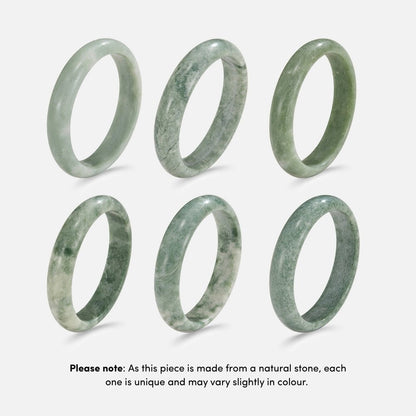 Natural Jade Stein Armreif Alma
