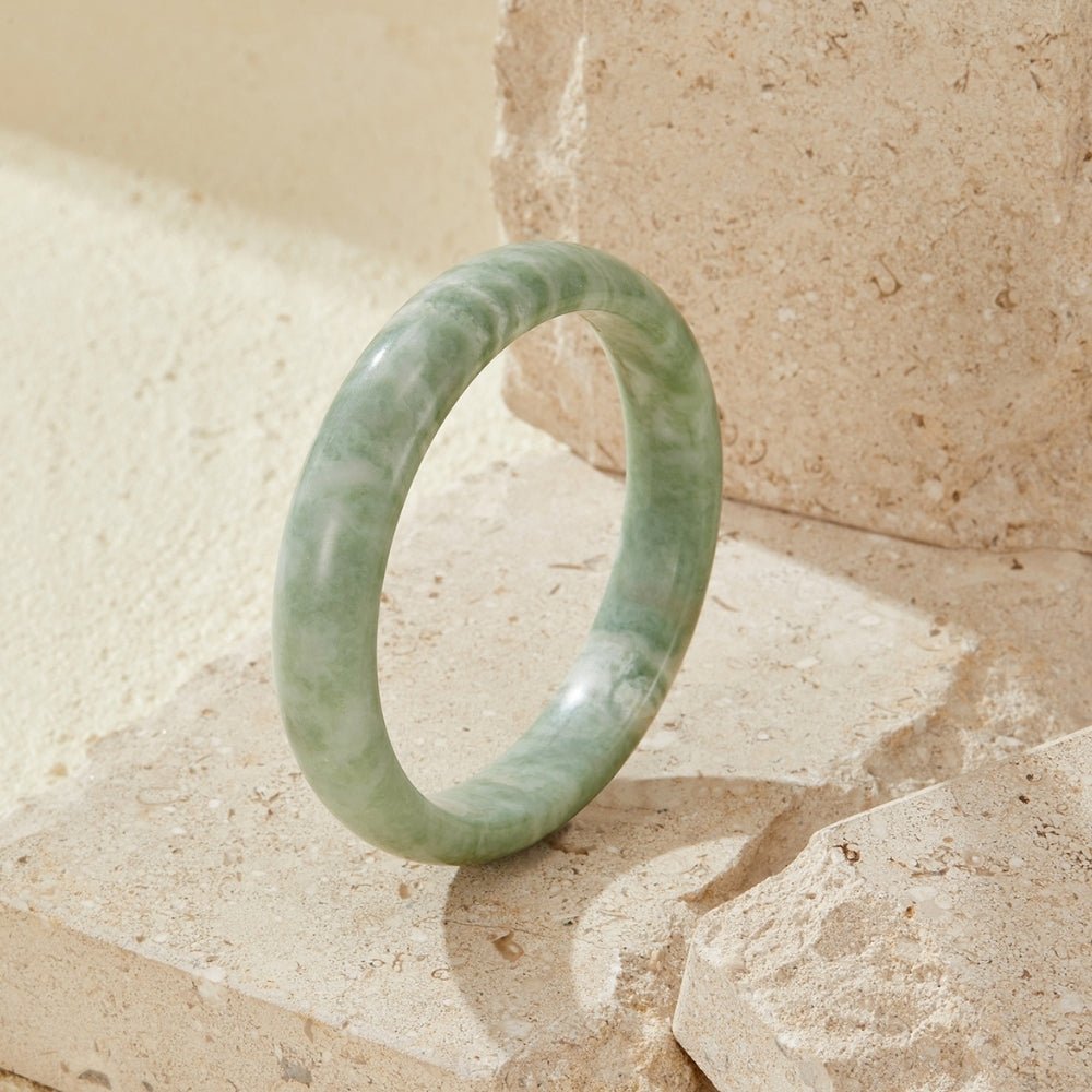 Natural Jade Stein Armreif Alma