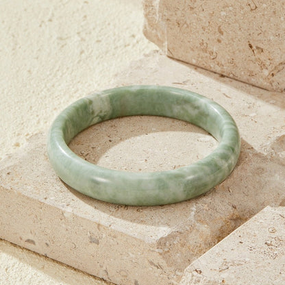 Natural Jade Stein Armreif Alma