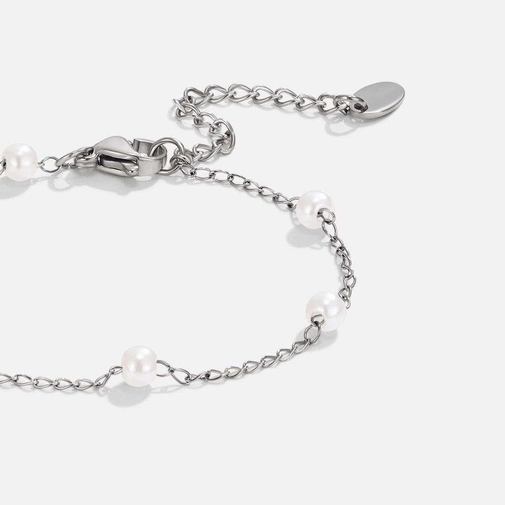 Nura SüßWasserperlen Silber Armband Alma