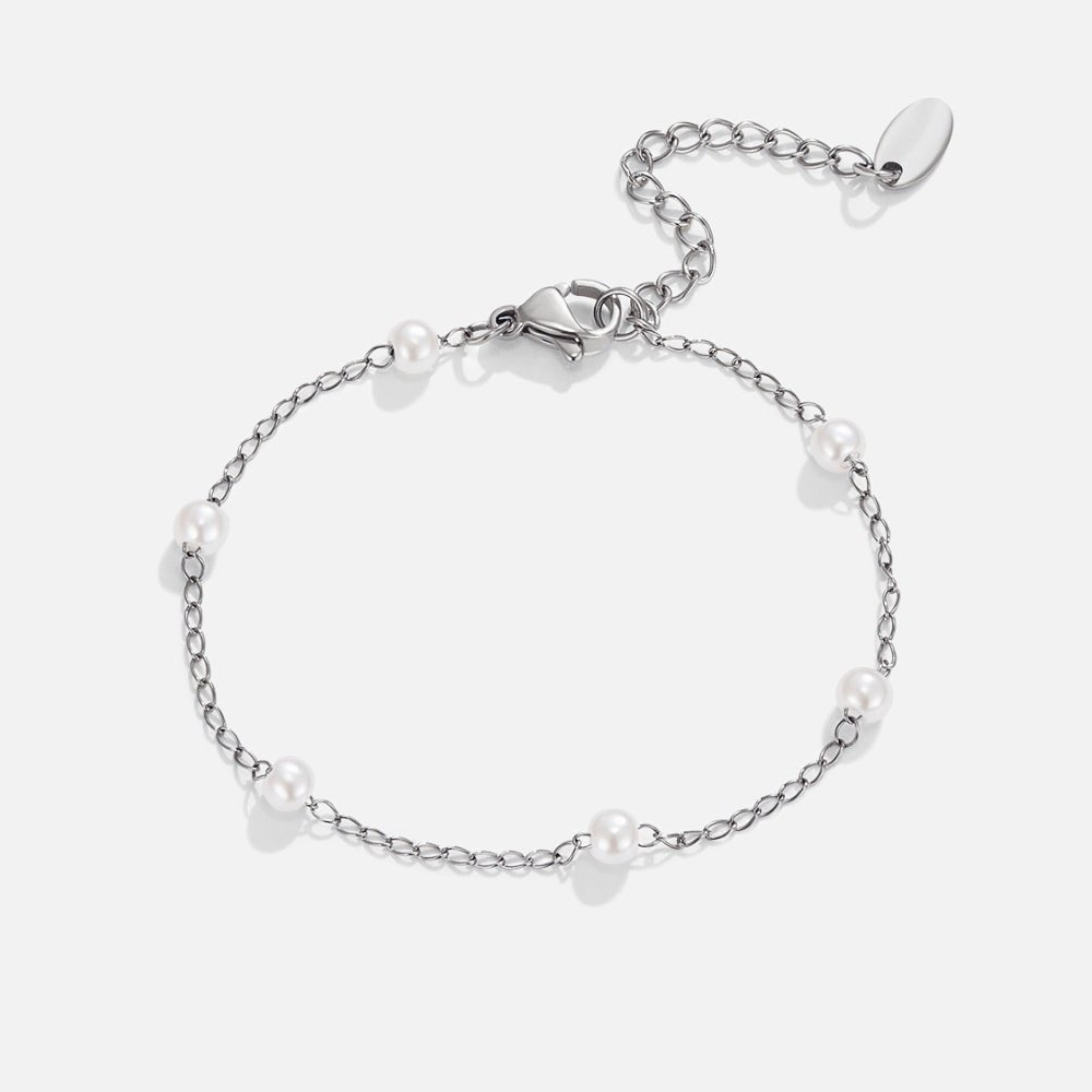 Nura SüßWasserperlen Silber Armband Alma