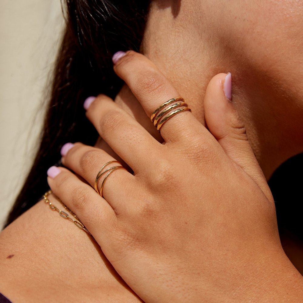 Ohio Mehrlagige Goldring Alma