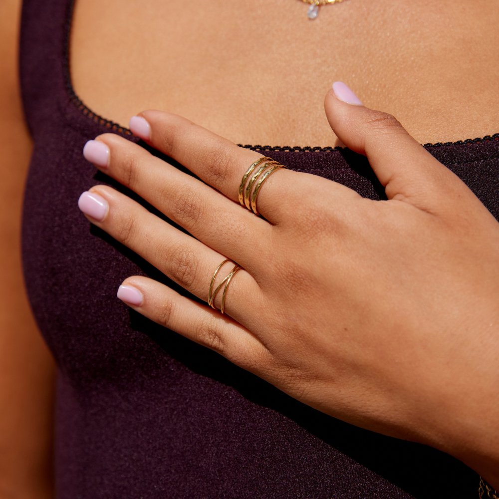 Ohio Mehrlagige Goldring Alma
