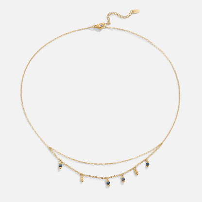 Olivia Blue Droplet Halskette Alma