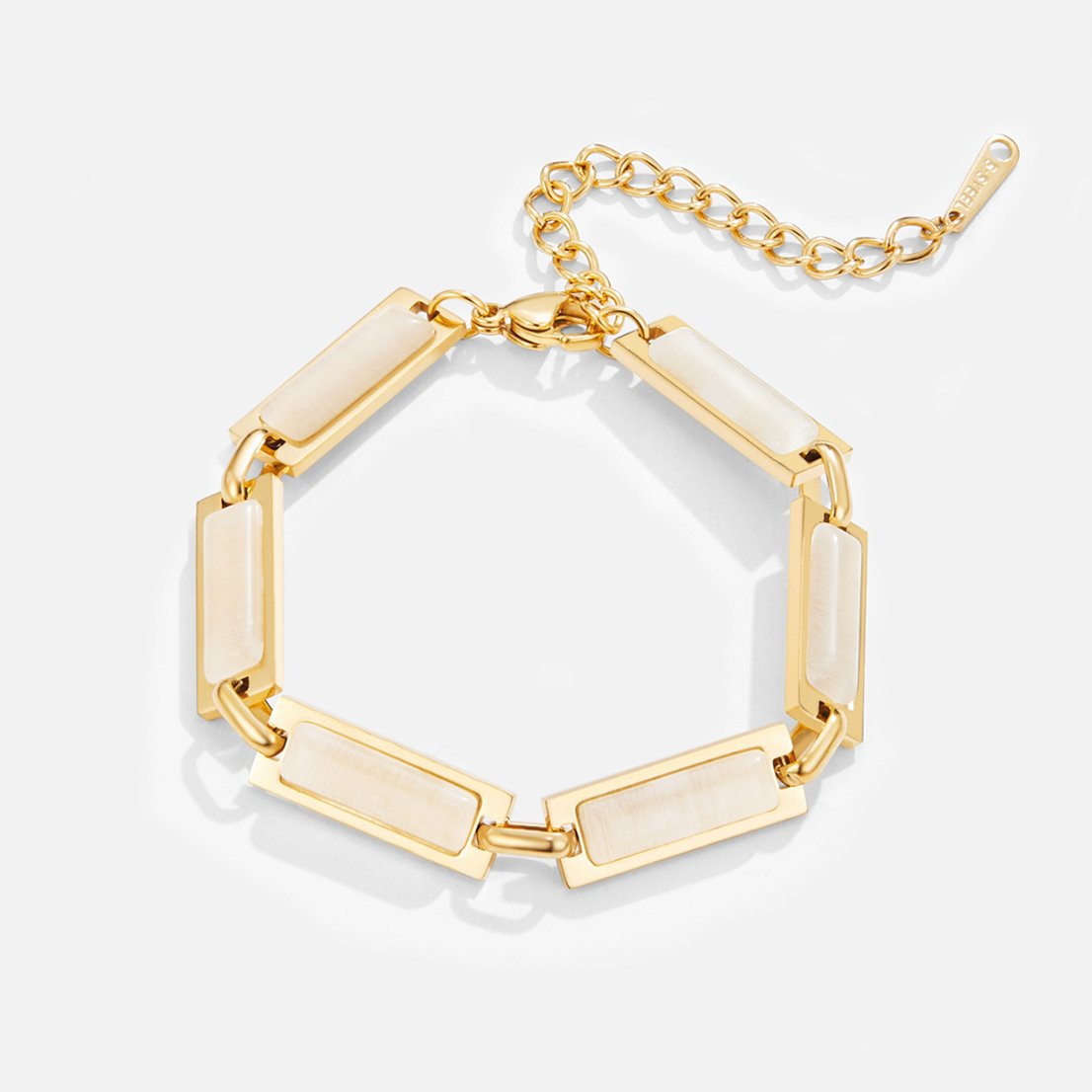 Opal Gold Baguette Armband Alma
