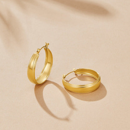 Orelia Gold Creolen Ohrringe Alma