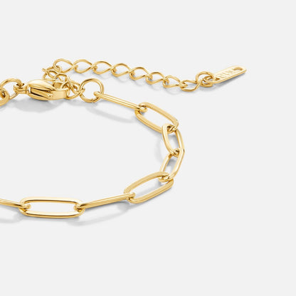 Paperclip Goldarmband Alma