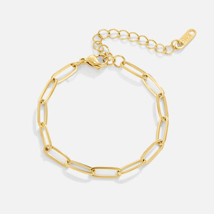 Paperclip Goldarmband Alma