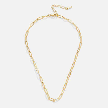 Paperclip Goldhalskette Alma