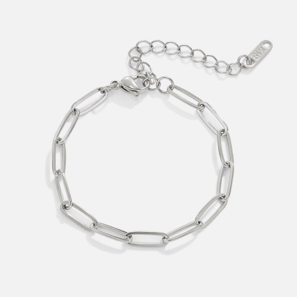 Paperclip Silber Armband Alma