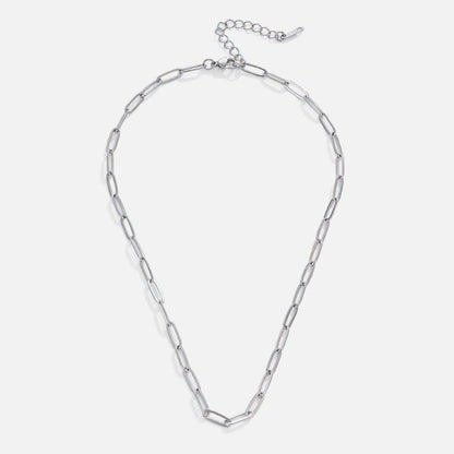 Paperclip Silber Halskette Alma