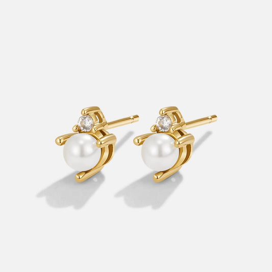 Perlen & Kristall Stecker Ohrringe Alma