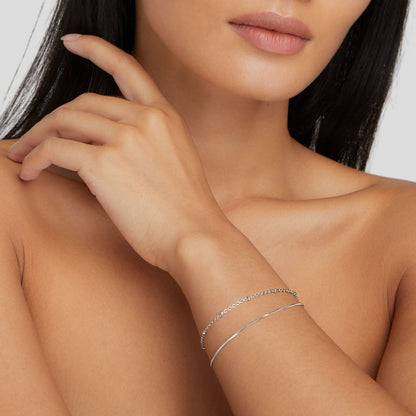 Pia Silber Mehrlagige Armband Alma