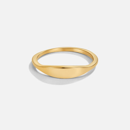 Pipa Gold Signet Ring Alma