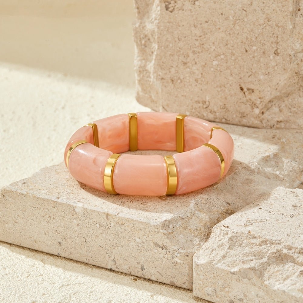 Priya Elastic Blush Pink Armband Alma