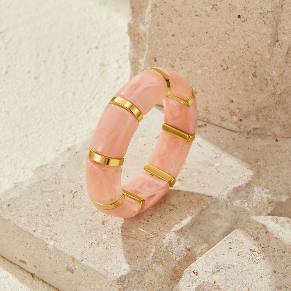 Priya Elastic Blush Pink Armband Alma
