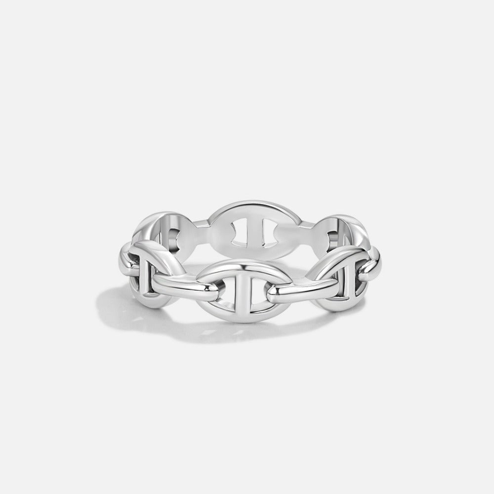 Raya Silber Ketten Band Ring Alma