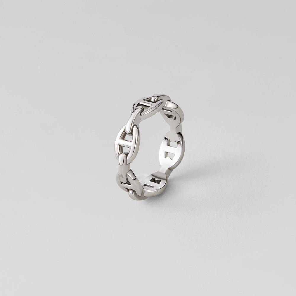 Raya Silber Ketten Band Ring Alma