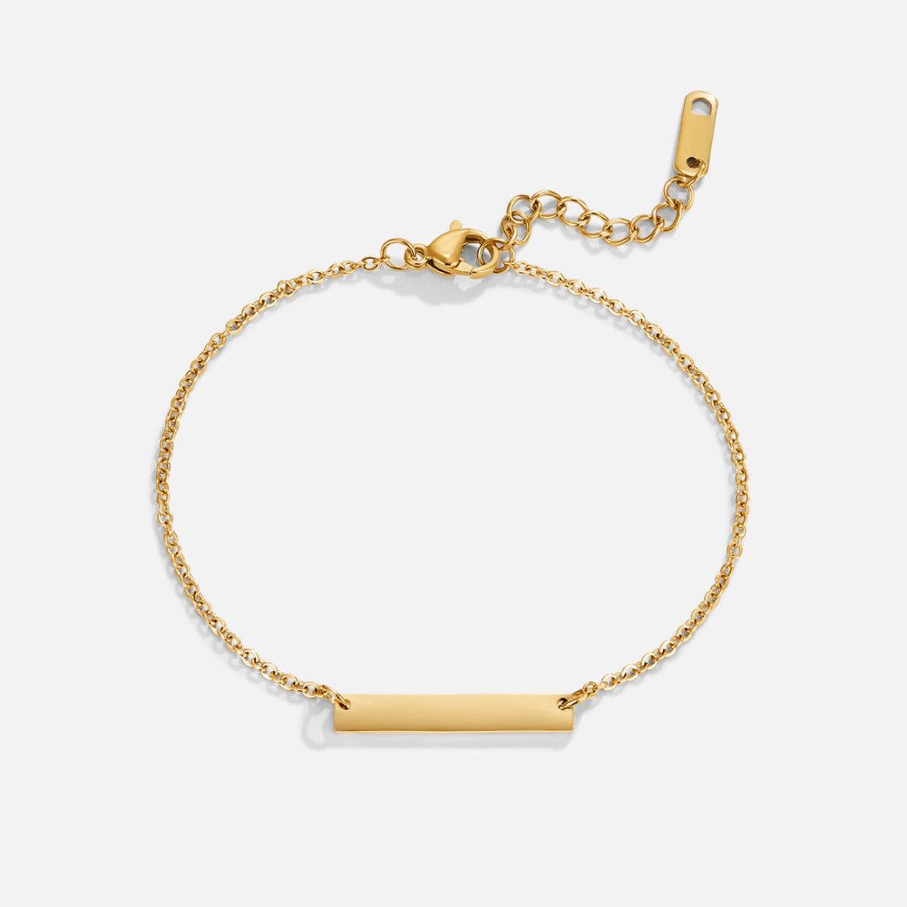 Rina Gold Bar Armband Alma