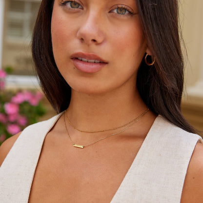 Rina Gold Bar Halskette Alma