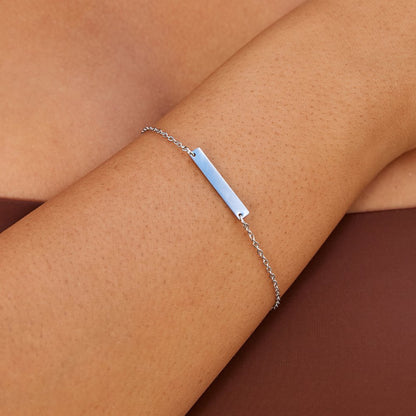 Rina Silber Bar Armband Alma