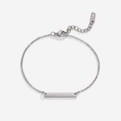 Rina Silber Bar Armband Alma