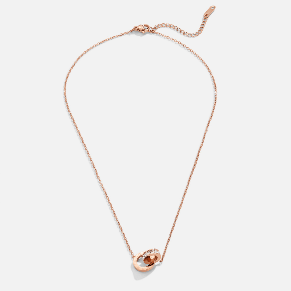 Rose Gold Unendlichkeits Halskette Alma