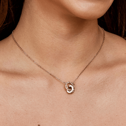 Rose Gold Unendlichkeits Halskette Alma