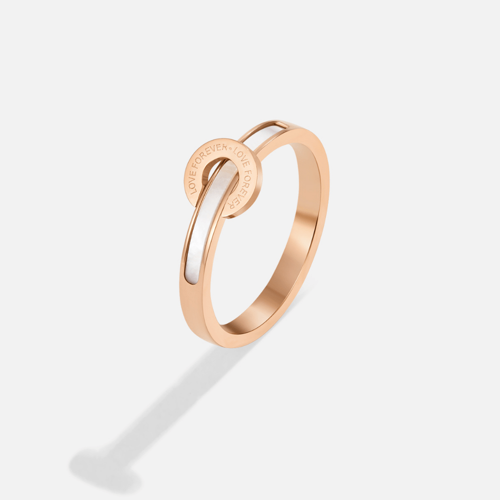 Rose Gold Unendlichkeits Ring Alma