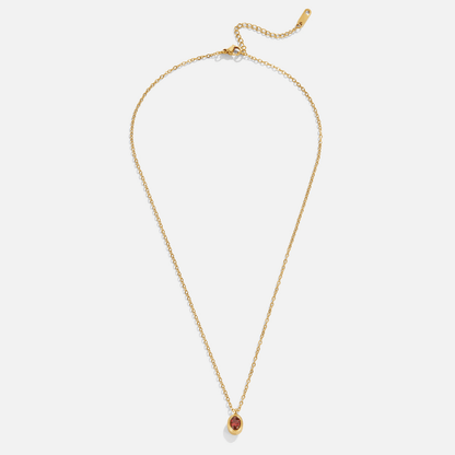 Rubin Red Kristall Halskette Alma