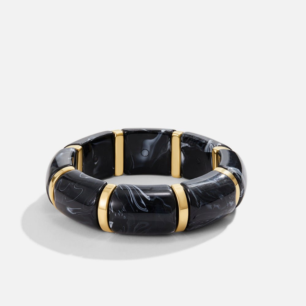 Sabina Black Marbled Armband Alma