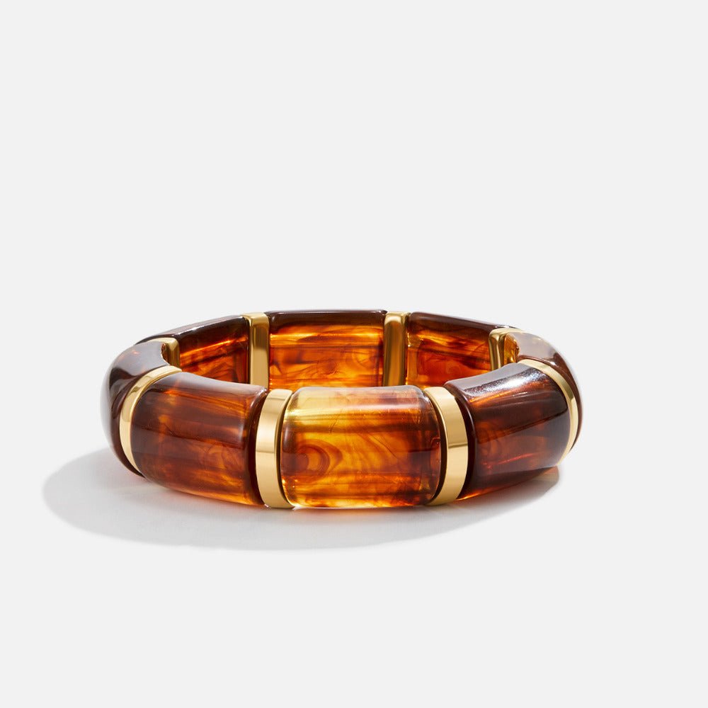 Sabina Golden Brown Marbled Armband Alma