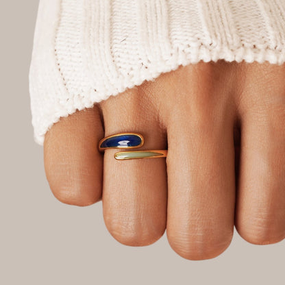 Safira Blue Wrap Ring Alma