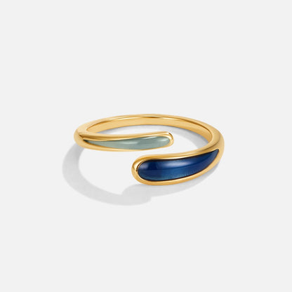 Safira Blue Wrap Ring Alma