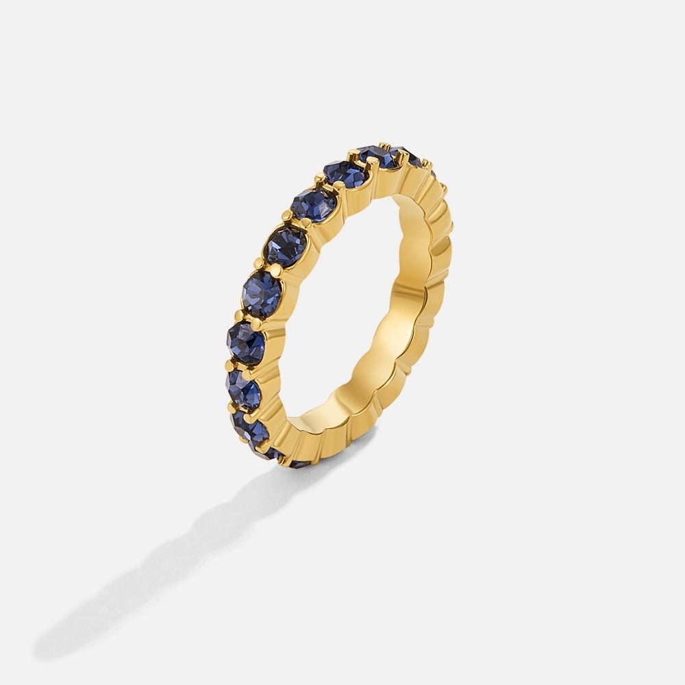 Sapphire Beauty 18K Kristall Ring Alma