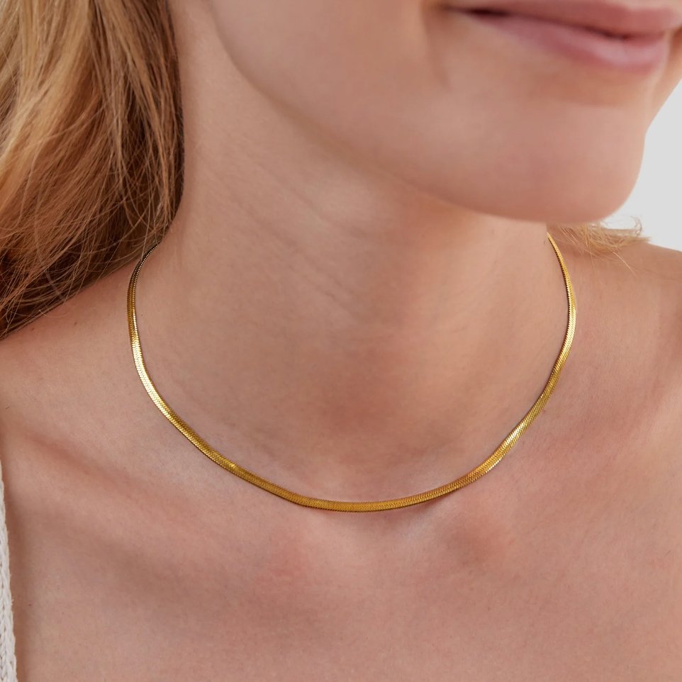 Sarya Snake Ketten Goldhalskette Alma
