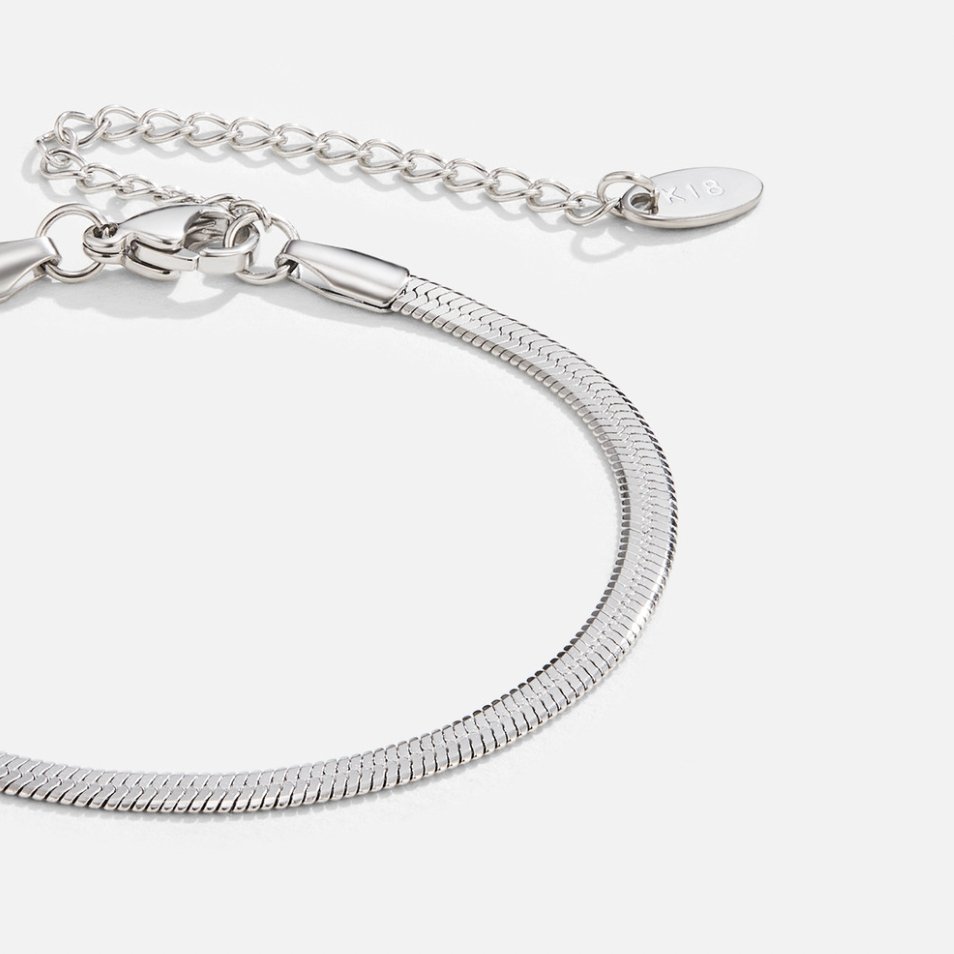 Sarya Snake Ketten Silber Armband Alma