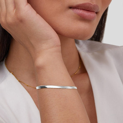 Sarya Snake Ketten Silber Armband Alma